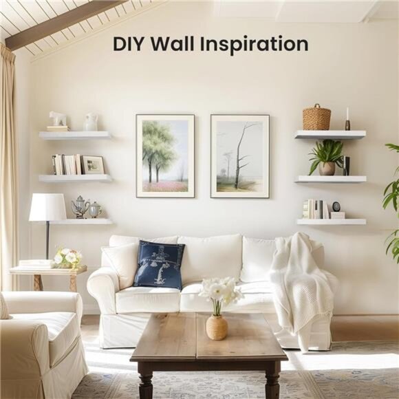 Floating Shelves, Wall Shelves for Bathroom/Living - Picture 3 of 7